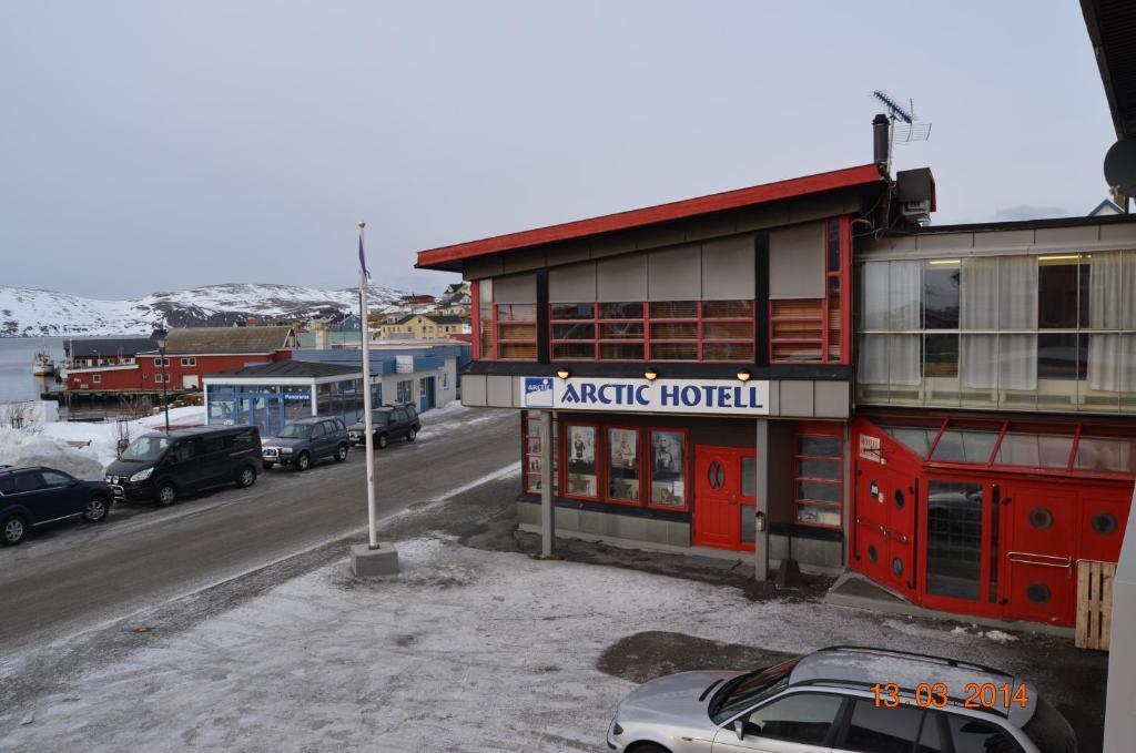 Mehamn Arctic Hotel Kültér fotó